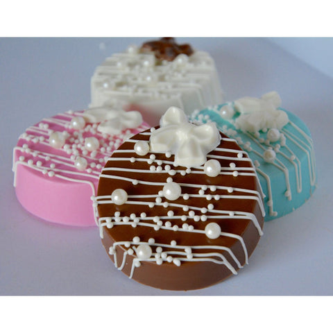 Elegantly Drizzled Chocolate Covered Oreos (Set of 12)