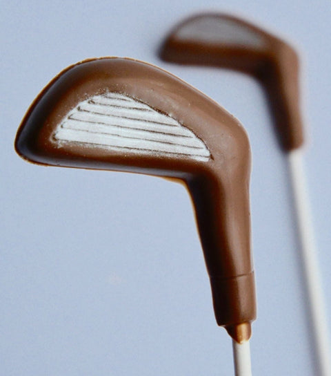 Chocolate Golf Club Lollipops (Set of 12)