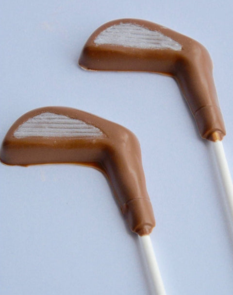 Chocolate Golf Club Lollipops (Set of 12)