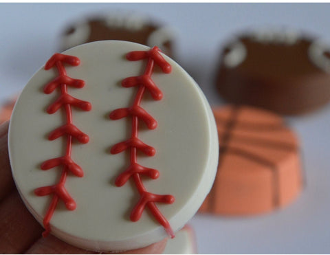 Sports Themed Chocolate Covered Oreos (Set of 12)