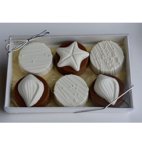 Seashell Chocolate Covered Oreos Box Set (Set of 6)