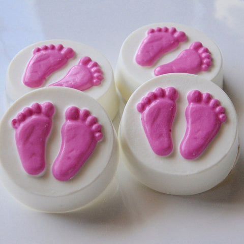 Baby Feet Chocolate Covered Oreos (Set of 12)