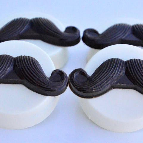 Mustache Inspired Chocolate Covered Oreos (Set of 12)