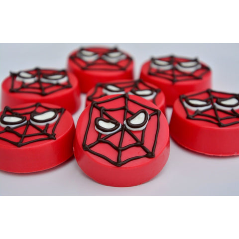 Spiderman Inspired Chocolate Covered Oreos (Set of 12)