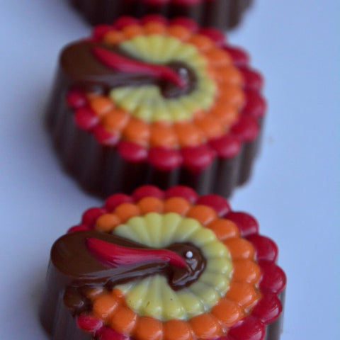 Thanksgiving Turkey Chocolate Covered Oreos (Set of 6)