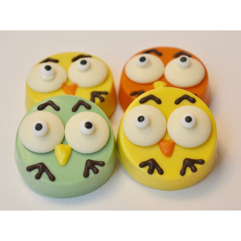 Owl Inspired Chocolate Covered Oreos (Set 0f 12)