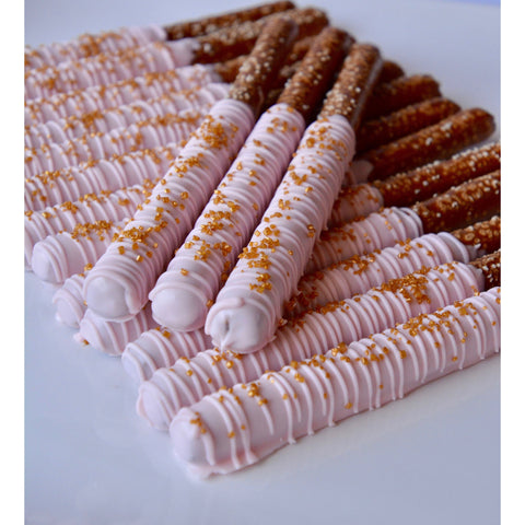 Princess & Prince Chocolate Covered Pretzels (Set 0f 12)