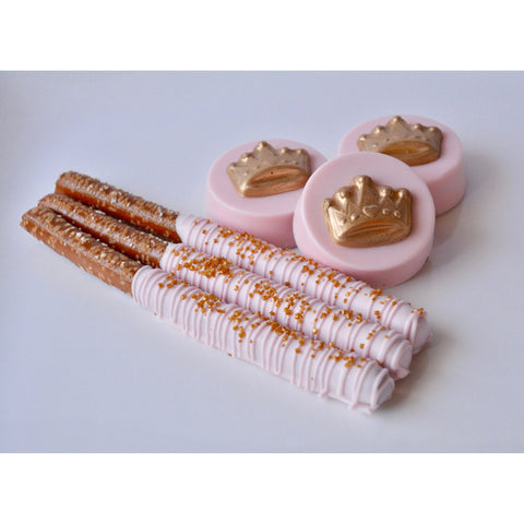 Princess & Prince Chocolate Covered Oreos (Set 0f 12)