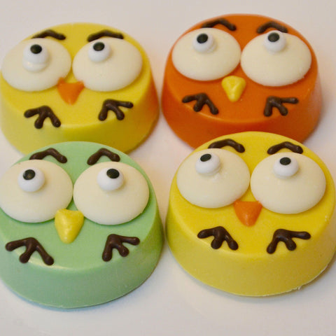 Owl Inspired Chocolate Covered Oreos (Set 0f 12)