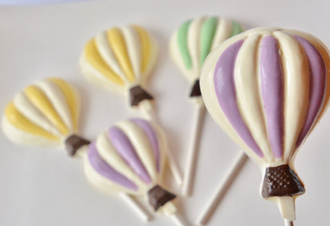 Chocolate Balloon Lollipops (Set of 12)