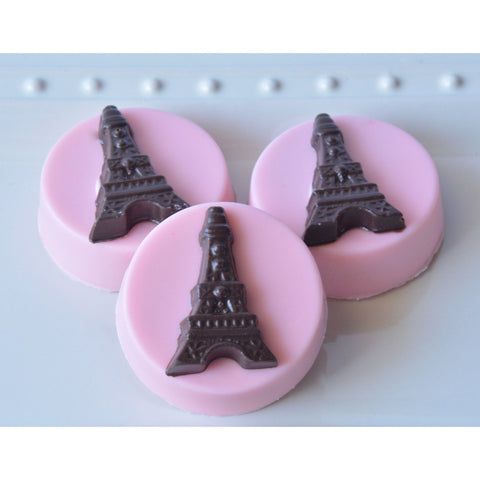 Eiffel Tour Inspired Chocolate Covered Oreos (Set of 12)