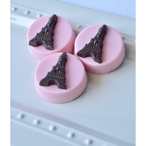 Eiffel Tour Inspired Chocolate Covered Oreos (Set of 12)