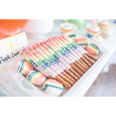 Rainbow Party Salty and Sweet Buffet