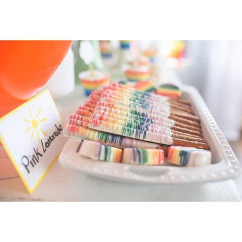 Rainbow Party Salty and Sweet Buffet