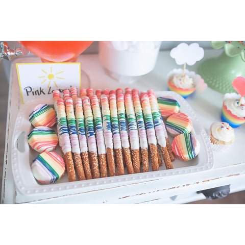 Rainbow Party Salty and Sweet Buffet