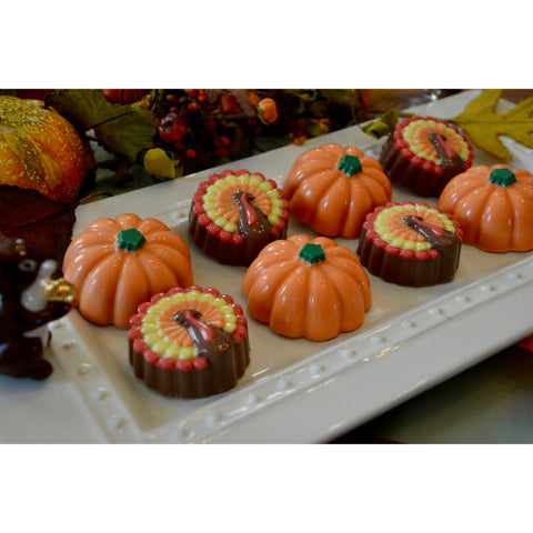 Pumpkin Inspired Chocolate Covered Oreos (Set 0f 6)