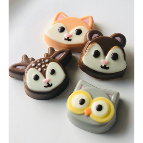 Woodland Animals Chocolate Covered Oreos (Set of 12)