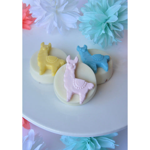 Llama Inspired Chocolate Covered Oreos (Set of 12)