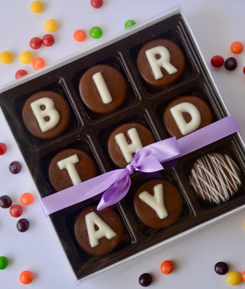 Birthday Lettered Chocolate Covered Oreo Gift Box