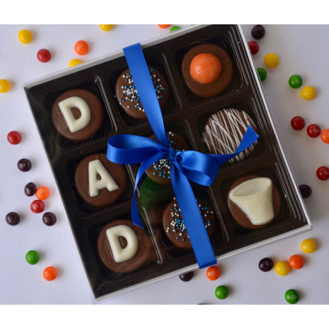 Father Day Chocolate Covered Oreo Cookies Box (Basketball)