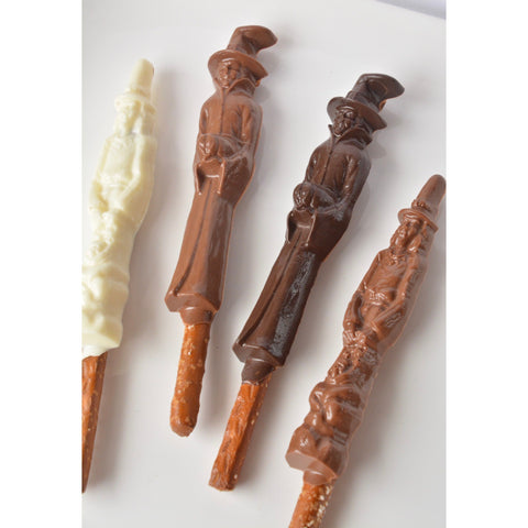 Halloween Witch Chocolate Covered Pretzels (Set 0f 12)