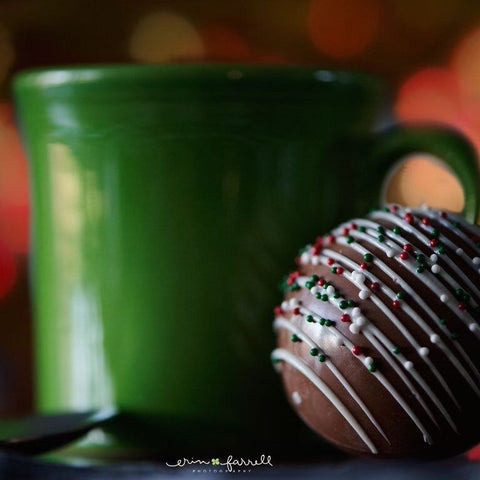 Peppermint Hot Chocolate Bombs (Set 0f 4)