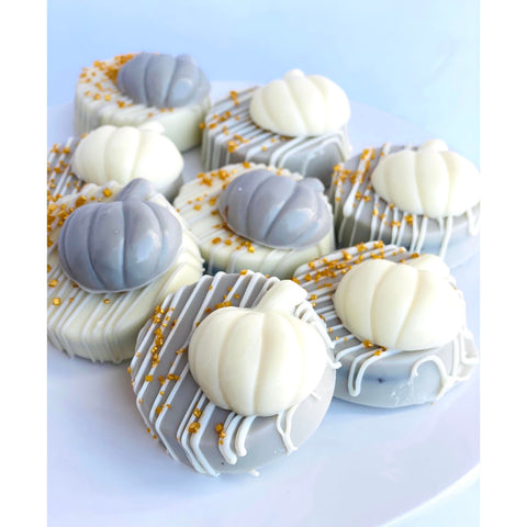 Pumpkin Inspired Chocolate Covered Oreos (Set of 12)