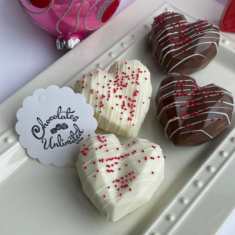 Valentine Heart Hot Chocolate Bombs (Set of 6)