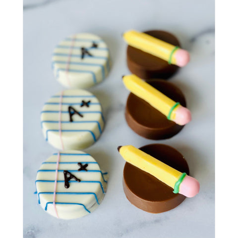 Teacher Inspired Chocolate Covered Oreos (Set of 12)