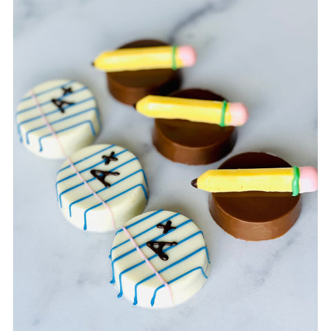 Teacher Inspired Chocolate Covered Oreos (Set of 12)