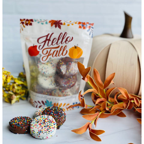 Teacher Appreciation Chocolate Dipped Oreo Gift Bag (Fall Theme)