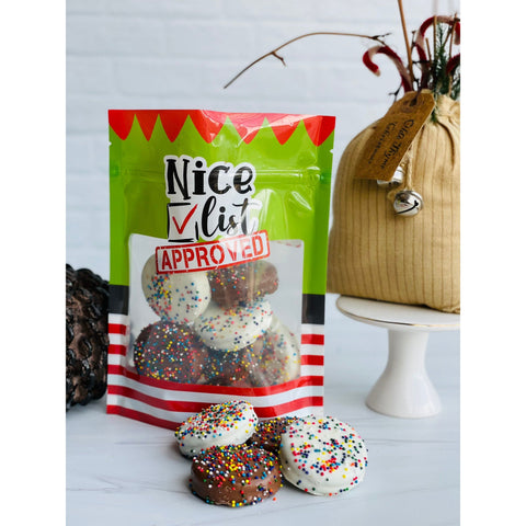 Naughty or Nice Chocolate Covered Oreos Bag