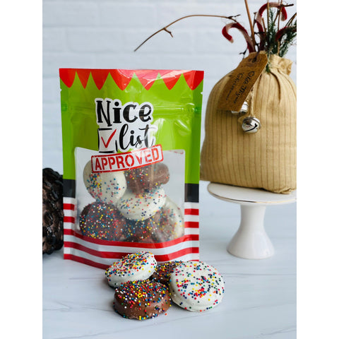 Naughty or Nice Chocolate Covered Oreos Bag