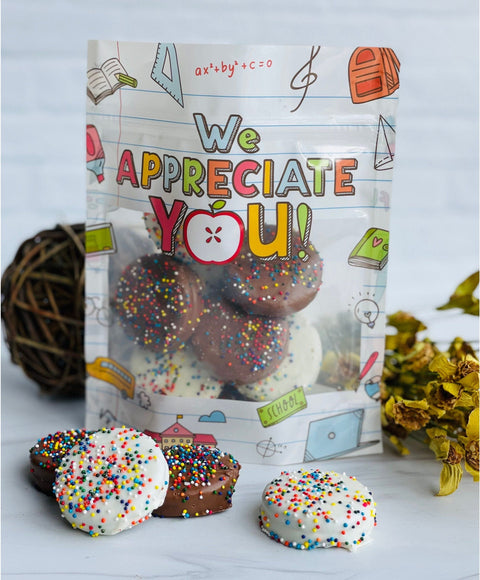 Teacher Appreciation Chocolate Dipped Oreo Gift Bag (V1)