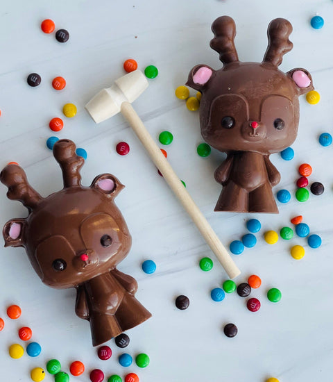 Breakable Chocolate Reindeer