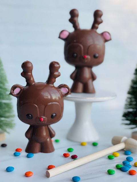 Breakable Chocolate Reindeer