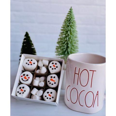 Hot Cocoa Snowman Topper