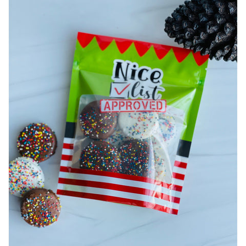 Naughty or Nice Chocolate Covered Oreos Bag