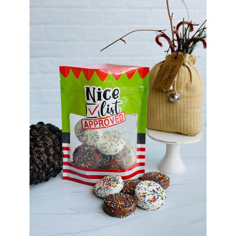 Naughty or Nice Chocolate Covered Oreos Bag