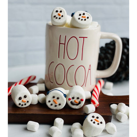 Hot Cocoa Snowman Topper