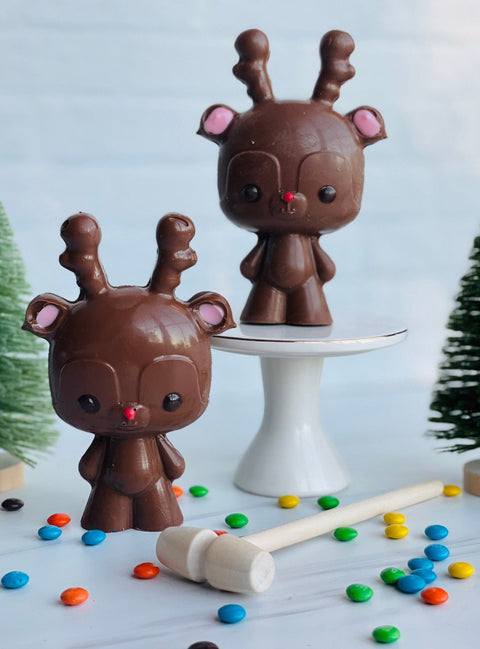 Breakable Chocolate Reindeer