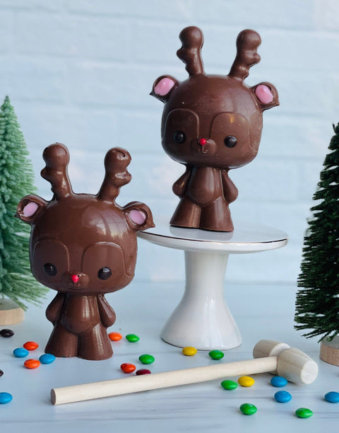 Breakable Chocolate Reindeer