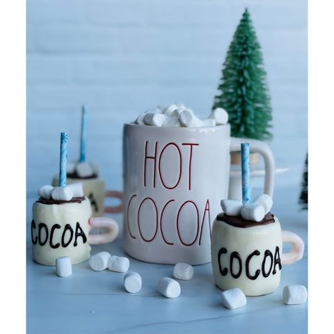 Hot Cocoa Jumbo Marshmallow Toppers (Set of 2)