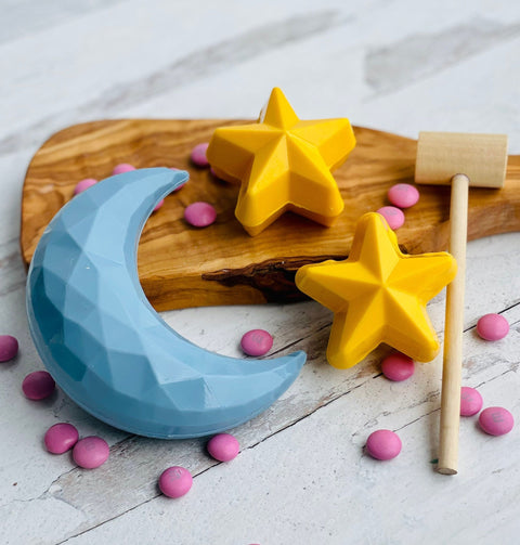 Breakable Chocolate Moon and Star Gift Box