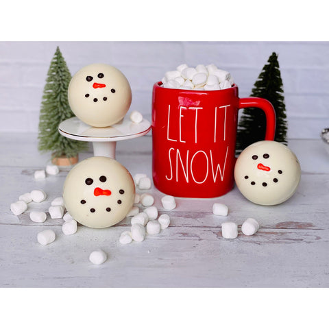 Snowmen Large Hot Chocolate Bombs (Set 0f 2)