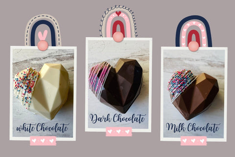 Breakable Chocolate Heart Gender Reveal