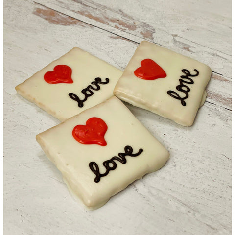 Personalized Chocolate Dipped Graham Crackers