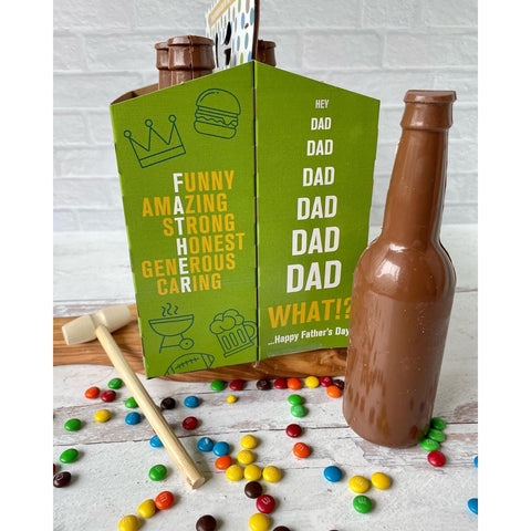 Fathers Day Chocolate Beer Bottle Six Pack