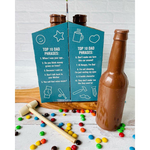 Fathers Day Chocolate Beer Bottle Six Pack