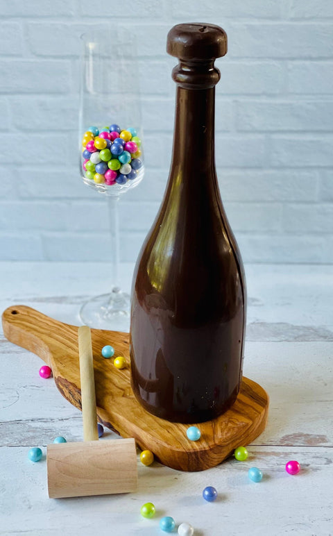 Breakable Chocolate Wine/Champagne Bottle